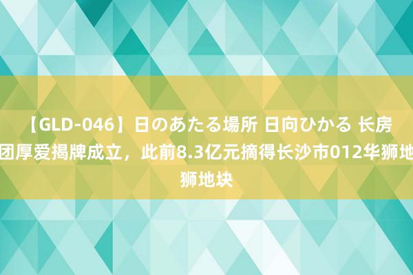 【GLD-046】日のあたる場所 日向ひかる 长房集团厚爱揭牌成立，此前8.3亿元摘得长沙市012华狮地块