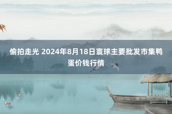 偷拍走光 2024年8月18日寰球主要批发市集鸭蛋价钱行情